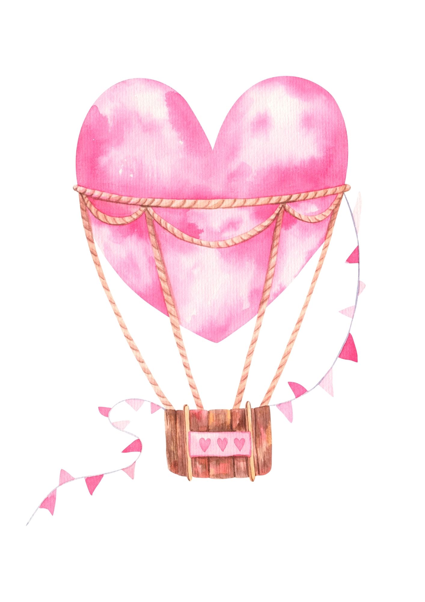 Luftballon Poster - Herz